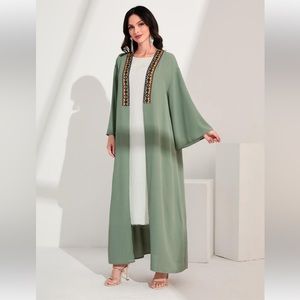 Beautiful mint Abaya